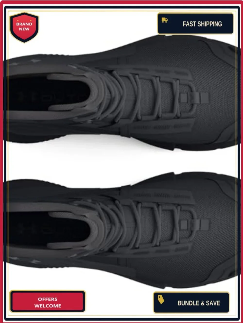 Under Armour Women's Charged Valsetz Tactical Boots Lightweight Slip Resistant